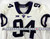 Texas Christian TCU Horned Frogs #94 Game Used White Jersey Football NP Rem 3