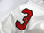 2022 Texas Tech Red Raiders #3 Game Used White Jersey Football NP Rem 44 073