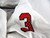 2022 Texas Tech Red Raiders #3 Game Used White Jersey Football NP Rem 44 073