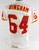 2002 Kansas City Chiefs Bingham #64 Game Used White Jersey 48 289