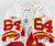 2002 Kansas City Chiefs Bingham #64 Game Used White Jersey 48 289