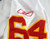 2002 Kansas City Chiefs Bingham #64 Game Used White Jersey 48 289