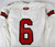 2022 Texas Tech Red Raiders #6 Game Used White Jersey Football NP Rem 46 091