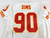 2003 Kansas City Chiefs Ryan Sims #90 Game Issued White Jersey 50 295