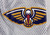 2013-14 New Orleans Pelicans Game Issued Navy Warm Up Shorts 4XL2 DP110624
