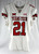 2022 Texas Tech Red Raiders #21 Game Used White Jersey Football NP Rem 44 095