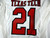 2022 Texas Tech Red Raiders #21 Game Used White Jersey Football NP Rem 44 095
