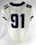 Texas Christian TCU Horned Frogs #91 Game Used White Jersey Football NP Rem 7