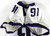 Texas Christian TCU Horned Frogs #91 Game Used White Jersey Football NP Rem 8