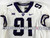 2018 Texas Christian TCU Horned Frogs #91 Game Used White Jersey Football NP R 9