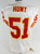 2001 Kansas City Chiefs Hunt #51 Game Issued White Jersey 48 308