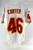 2001 Kansas City Chiefs Carter #46 Game Issued White Jersey 42 329