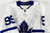 2019-20 Toronto Maple Leafs Mikhail Abramov #95 Game Used White Jersey 56 670
