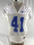 2016-19 Boise State Broncos #41 Game Used White Practice Jersey L 403