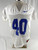 2016-19 Boise State Broncos #40 Game Used White Practice Jersey XL 405