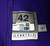 2017-22 Clemson Tigers #26 Game Issued Purple Jersey Football NP Rem 42 789