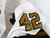 2018 New Orleans Saints Chase Hansen #42 Game Used White Jersey 10/02/22 6