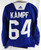 2019-20 Toronto Maple Leafs David Kampf #64 Game Used Blue Practice Jersey 58 04