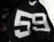 2020 Las Vegas Raiders Luke Masterson #59 Game Used Black Jersey 12/08/22 37
