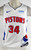 2022-23 Detroit Pistons Jontay Porter #34 Game Issued White Jersey 50 DP73780