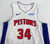 2022-23 Detroit Pistons Jontay Porter #34 Game Issued White Jersey 50 DP73780