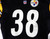 2000 Pittsburgh Steelers Jon Witman #38 Game Used Black Jersey 46 739