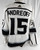 2017-18 Los Angeles Kings Andy Andreoff #15 Game Used White Jersey Set 2 56 742