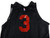 2024-25 Atlanta Hawks Caris Levert #3 Game Issued P Used Black Practice Jersey 3