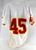 2001 Kansas City Chiefs #45 Game Issued White Jersey 42 337