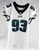 2018 Philadelphia Eagles Milton Williams #93 Game Used White Jersey 46 DP71404