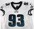 2018 Philadelphia Eagles Milton Williams #93 Game Used White Jersey 46 DP71404