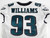 2018 Philadelphia Eagles Milton Williams #93 Game Used White Jersey 46 DP71404