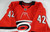 2017-18 Carolina Hurricanes Joakim Nordstrom #42 Game Used Red Jersey 56 747