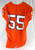 2017-22 Clemson Tigers #55 Game Issued Pos Used Orange Jersey Football NP Rem 3