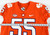 2017-22 Clemson Tigers #55 Game Issued Pos Used Orange Jersey Football NP Rem 3
