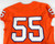 2017-22 Clemson Tigers #55 Game Issued Pos Used Orange Jersey Football NP Rem 3