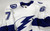 2018-19 Tampa Bay Lightning Mitchell Stephens #67 Game Used White Jersey 56 748