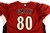 2007-10 Arizona Diamondbacks Smith #80 Game Used Red Jersey ST BP 46 435