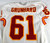 1999 Kansas City Chiefs Tim Grunhard #61 Game Issued White Jersey 48 661