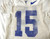 2016-19 Boise State Broncos #15 Game Used White Practice Jersey M 411