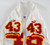 1999 Kansas City Chiefs King #43 Game Issued White Jersey 40 768