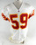 1999 Kansas City Chiefs Donnie Edwards #59 Game Issued White Jersey 48 663