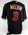 2009 Arizona Diamondbacks Bob Melvin #3 Game Used Black Jersey 48 392