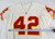 1999 Kansas City Chiefs Riley #42 Game Issued White Jersey 40 769