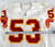 1999 Kansas City Chiefs Marvcus Patton #53 Game Issued White Jersey 46 666