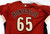 2007-10 Arizona Diamondbacks Emilio Bonifacio #65 Game Used Red Jersey ST BP 1