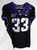 2021 Texas Christian TCU Frogs #33 Game Used Black Jersey Football NP Rem 42 652