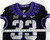 2021 Texas Christian TCU Frogs #33 Game Used Black Jersey Football NP Rem 42 652