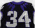2019-24 Texas Christian TCU Frogs #34 Game Used Black Jersey Football NP Rem 3