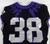 2020 Texas Christian TCU Frogs #38 Game Used Black Jersey Football NP Rem 42 655